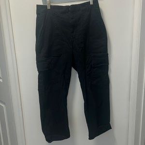 Hollister - Black cargo stretchy pants in large